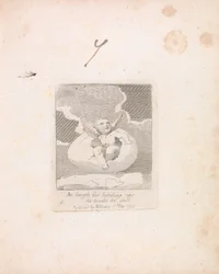 Für Kinder. Die Tore des Paradieses, Tafel 8, Endlich, zum Schlüpfen reif, bricht er die Schale